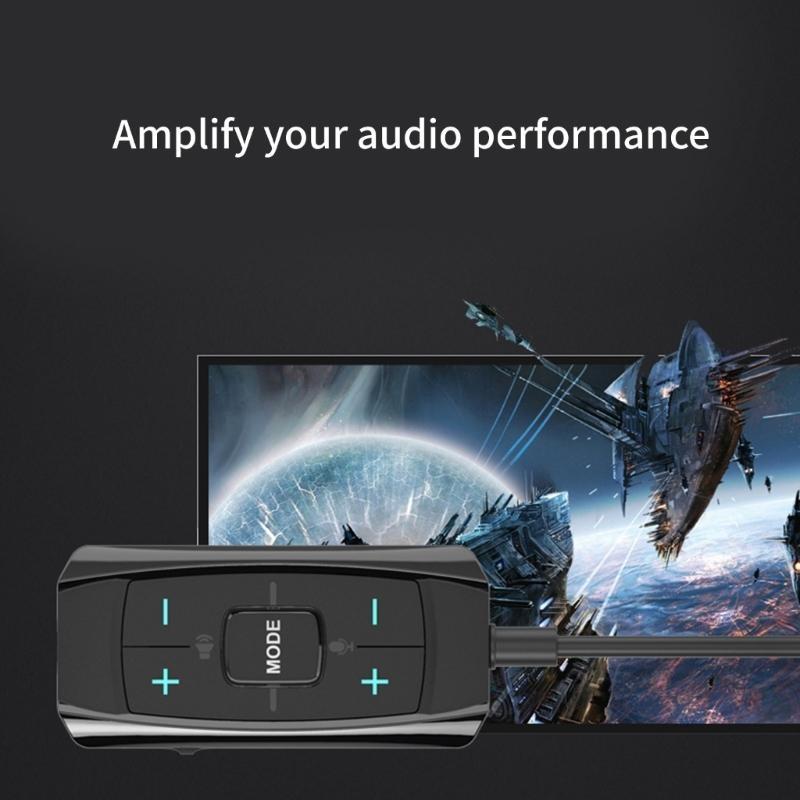 Gaming Headset 7.1 - 652F USB 사운드 어댑터 마이크 헤드셋용