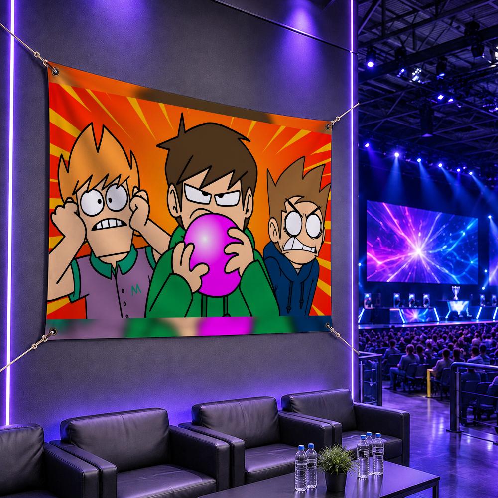 Esports Gaming Banner - 인기 만화 E-EddsworldS 플래그 게임 e스포츠