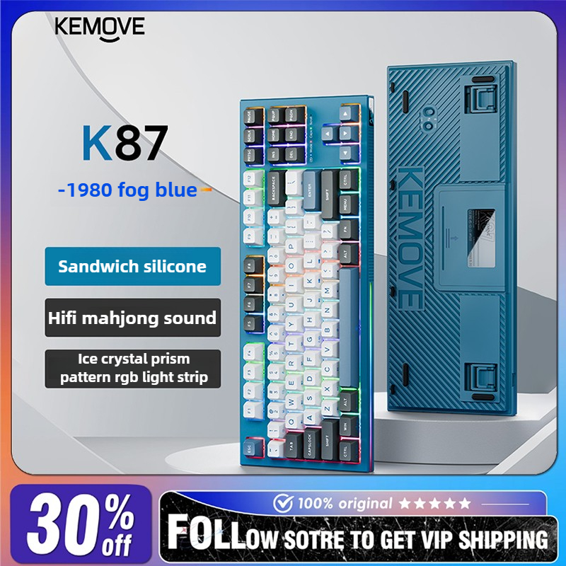 Esports Gaming Business - KEMOVE K87 기계식 키보드 무선 블루투스