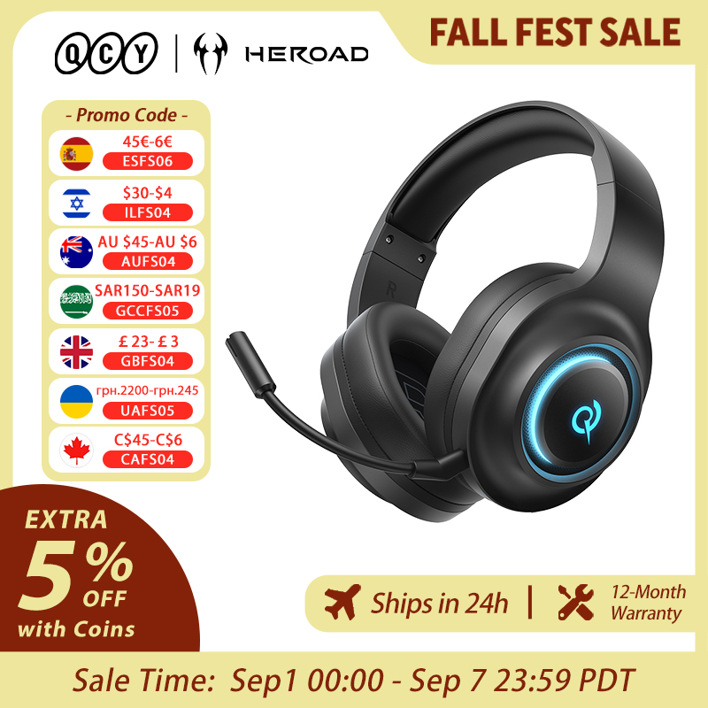Gaming Headset 7.1 - QCY Heroad V200 게이밍 헤드셋 (마이크