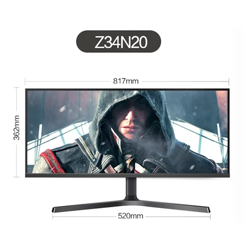 Esports Gaming Business - 34인치 4K IPS 패널 평면 디자이너