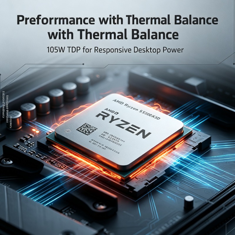 Esports Gaming Platform - AM4 플랫폼 E-스포츠 CPU AMD 5500X3D
