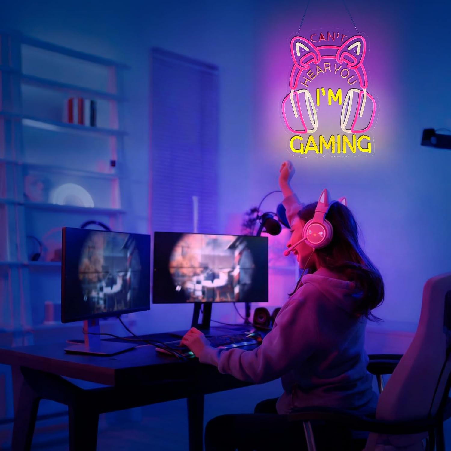 너를 보라지 못해요, 게임 중이에요 네온사인 USB L - Esports Gaming Cafe 리뷰 및 가격