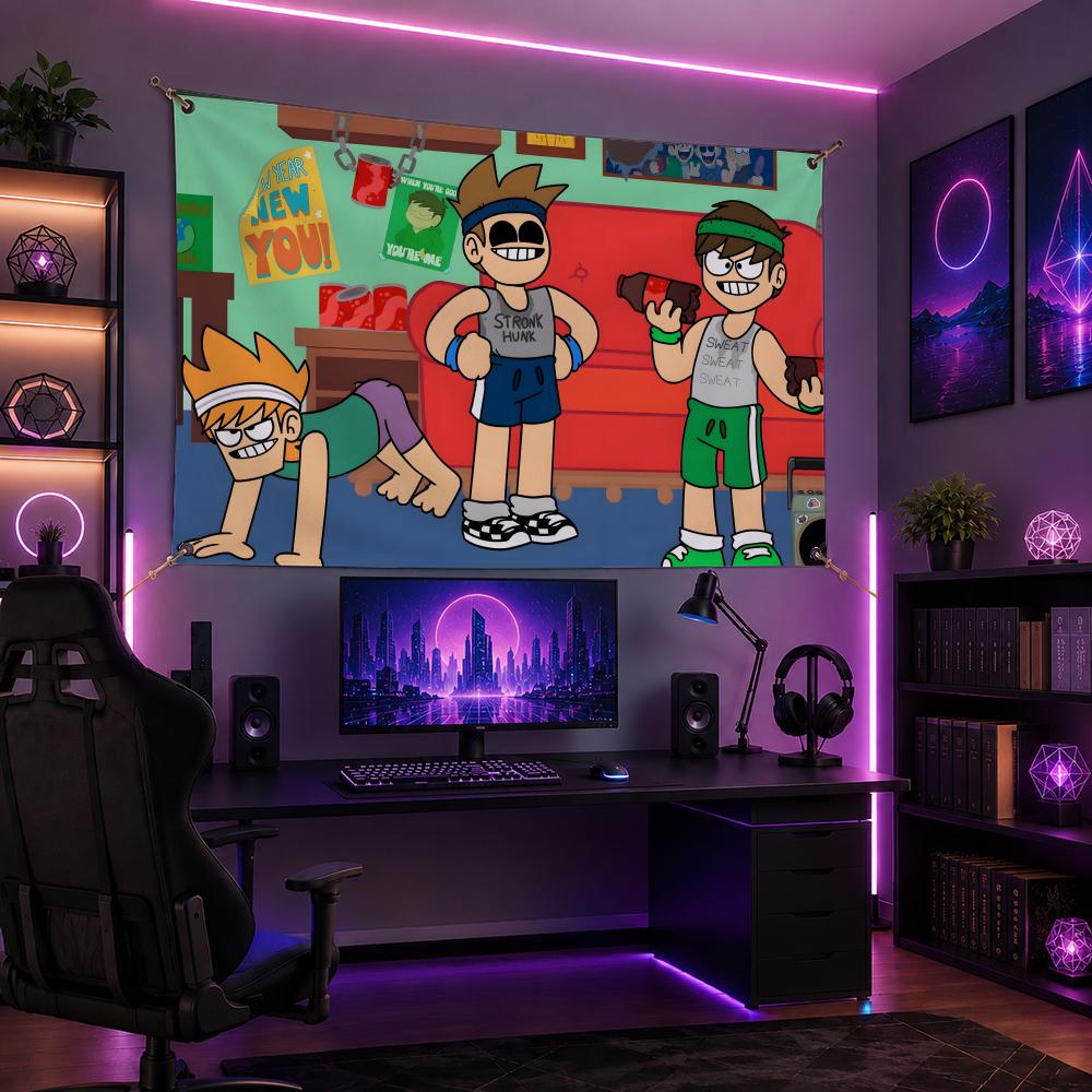 인기 만화 E-EddsworldS 플래그 게임 e스포츠 - Esports Gaming Banner 리뷰 및 가격