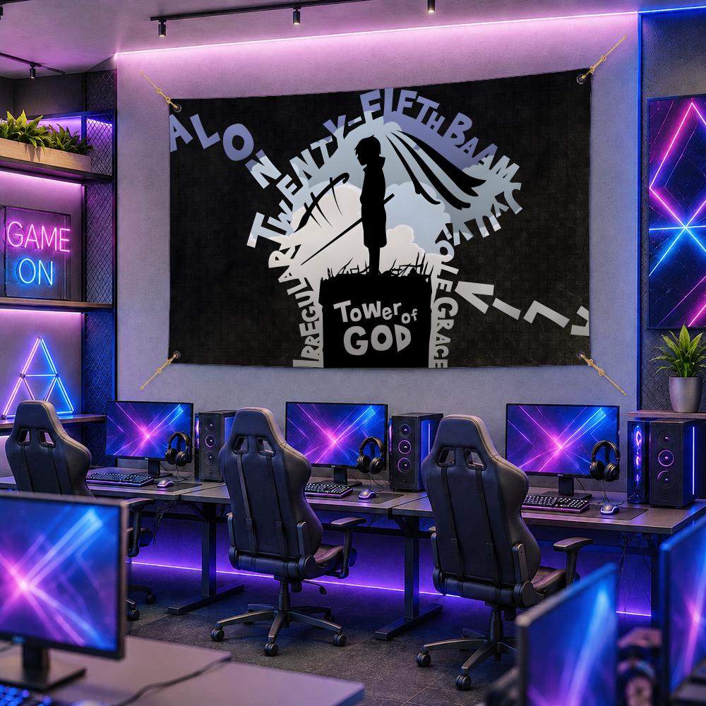 인기 애니메이션 T-Tower of GodS 플래그 게 - Esports Gaming Banner 리뷰 및 가격