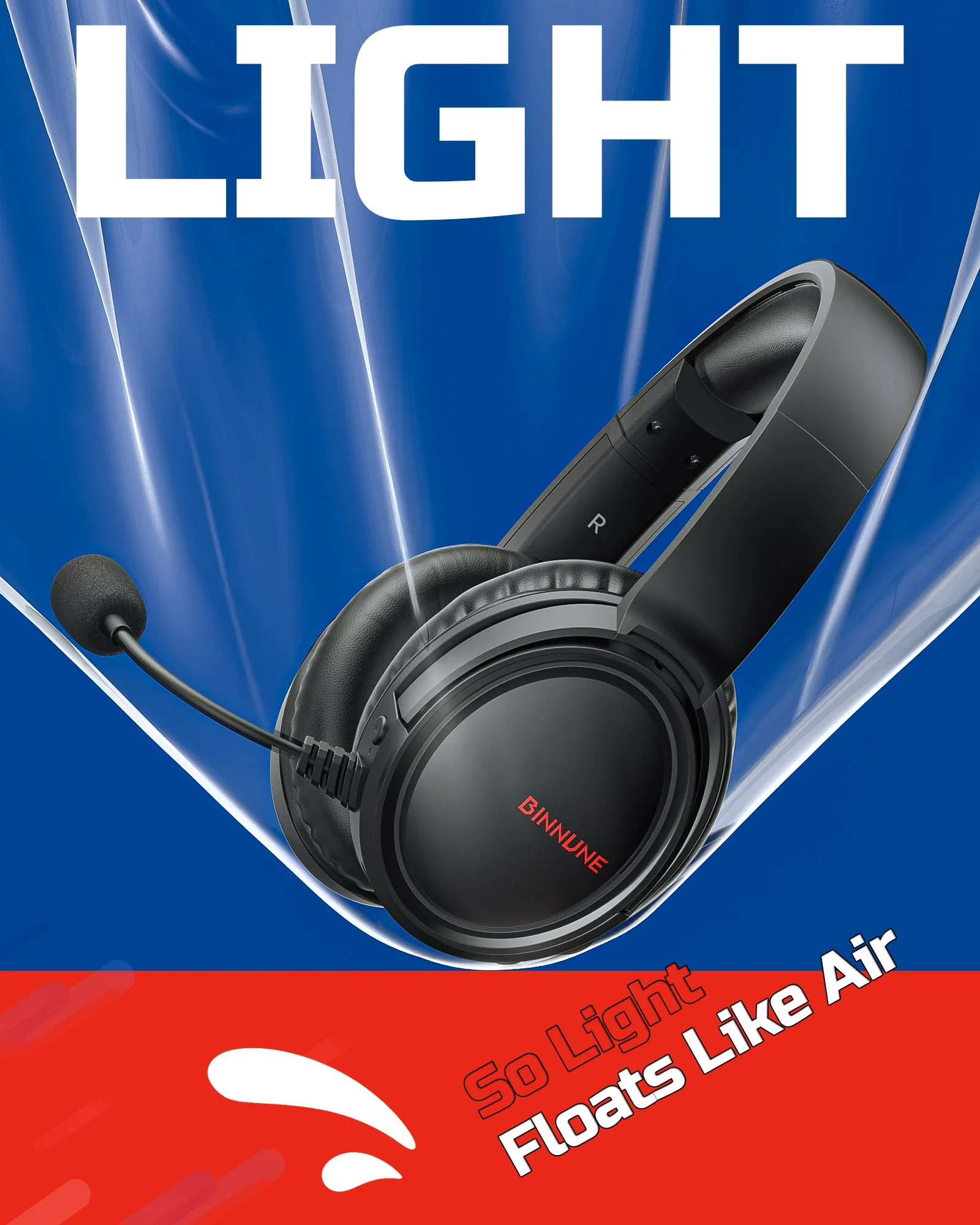 BINNUNE BW02 무선 게이밍 헤드셋 2.4GHz - Gaming Headset 7.1 리뷰 및 가격
